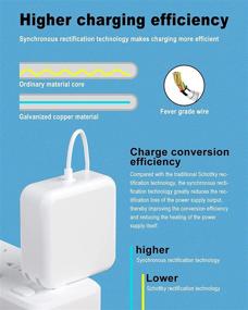 img 2 attached to 🔌 HIXATEAH 60W MacBook Pro Charger, Replacement for MacBook Pro 13-Inch 2012-2016 Retina Display AC Magnetic Power Adapter, Laptop Charger Compatible with MacBook Pro/Air