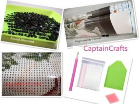 img 3 attached to Познайте мир ярких экзотических костюмов с набором для творчества CaptainCrafts DIY 5D Diamond Painting Kit - Цветные музыкальные мужчины