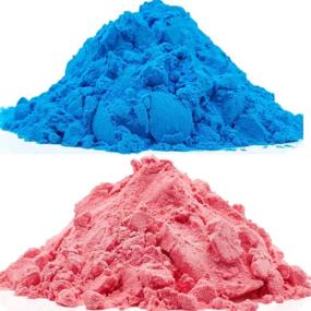 img 3 attached to 👶 Premium Baby Gender Reveal Party Supplies - 2lb Pink and 2 lb Blue Color Powder Bags - FREE BONUS EBOOK Included - Celebrate Girl or Boy Announcement - Holi Festival Inspired Colored Powder Smoke Bomb - Suitable for Car Exhaust Burnout & 5k Fun Run Events