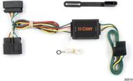 π curt 55510 custom 4-pin trailer wiring harness for gmc canyon, chevrolet colorado, isuzu i-280, i-290, i-350, i-370 - vehicle-side fit logo