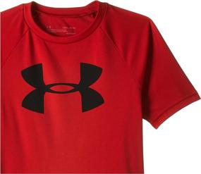 img 2 attached to 👕 Boys' Tech Big Logo Short Sleeve Gym T-Shirt by Under Armour