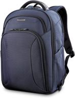 🎒 samsonite xenon 3.0 checkpoint friendly backpack, navy - large capacity travel companion logo