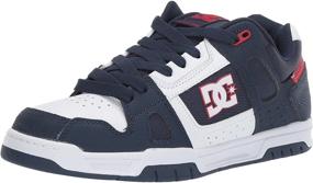 img 4 attached to DC Men's Stag Skate Shoe - Stylish Men's Fashion Sneakers