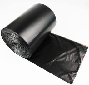 img 2 attached to 🗑️ 130 Count, 4 Gallon Black Trash Can Liners by Nicesh
