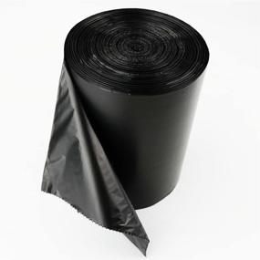 img 1 attached to 🗑️ 130 Count, 4 Gallon Black Trash Can Liners by Nicesh