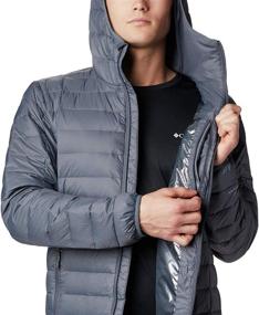 img 2 attached to Columbia TurboDown Hooded Jacket for Men - Voodoo Falls 590