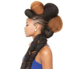 img 4 attached to ISIS Afri-Naptural 100% Kanekalon Hair Braid - DEFINITION BRAID (30) by ISIS Collection: Enhance Your Hairstyle with Authentic Kanekalon Braids
