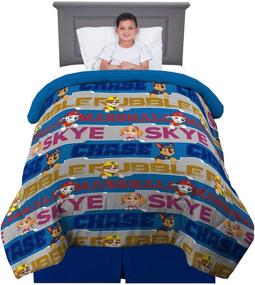 img 3 attached to 🐾 Snuggle Up with the Franco Kids Bedding Super Soft Reversible Comforter, Twin/Full Size 72" x 86", Paw Patrol