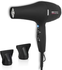 img 4 attached to 💨 Powerful, Quiet and Fast Ionic Hair Dryer - Compact and Lightweight for Travel - 1875W Professional Ceramic Blow Dryer