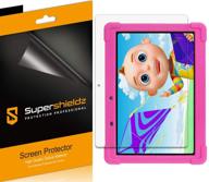 📱 premium (3 pack) supershieldz matte anti glare screen protector for contixo 10 inch kids learning tablet (k101/k101a) - protect against fingerprints and glare logo