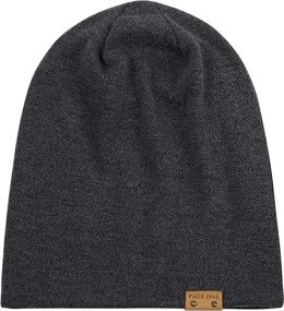 img 2 attached to 🧣 Winter Must-Have: PAGE ONE Men's Slouchy Beanie - Warm, Cozy, and Oversized