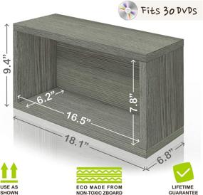 img 3 attached to 📚 Organize Your PS5 Games, DVDs, and Blu-Rays with Way Basics Media Storage Rack Shelf Organizer – Tool-Free Assembly, Sustainable Non-Toxic zBoard Paperboard, Grey