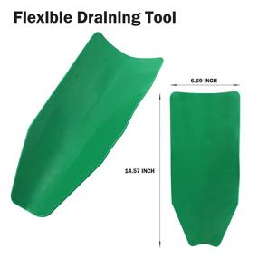 img 3 attached to 🔧 Flexible Draining Tool Oil Funnel: Easy-to-Clean Silicone Foldable Oil Guide Plate with NBR Material – Small Size