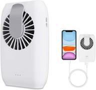 kartice power bank: portable hanging neck mini fan - ideal for sports, office, and outdoor cooling logo