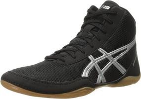 img 4 attached to Top-quality ASICS Matflex 5 M Black Silver Men's Shoes: Optimal Performance and Style