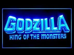 img 2 attached to 🔥 Bayyon Godzilla King of The Monsters Bar LED Light Sign - 12x8 Inch: The Ultimate Decoration Piece!