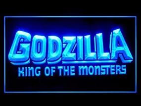 img 1 attached to 🔥 Bayyon Godzilla King of The Monsters Bar LED Light Sign - 12x8 Inch: The Ultimate Decoration Piece!