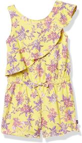 img 3 attached to Nautica Girls Romper Atoll Large