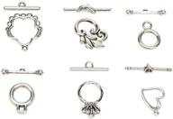 🔗 chenkou craft - set of 30 anti-silver alloy toggle clasp sets for bracelets, bangles, and pendants logo