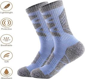 img 3 attached to Walking Multi Pack Recreation Athletic Sock01 5