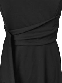 img 2 attached to Elegance Hepburn Dresses Pleated Pockets Women's Clothing and Dresses