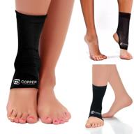 copper recovery ankle compression sleeve logo