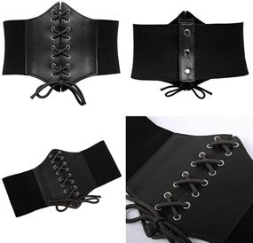 img 2 attached to 👗 Elastic Waistband Cincher for Women's Corsets, Ideal Women's Accessories for Optimum Comfort