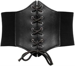img 3 attached to 👗 Elastic Waistband Cincher for Women's Corsets, Ideal Women's Accessories for Optimum Comfort