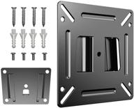 📺 space-saving sjbrwn rv tv wall mount: 14-24 inch led lcd, ultra slim, low profile, max load 33 lbs, vesa 100x100mm logo