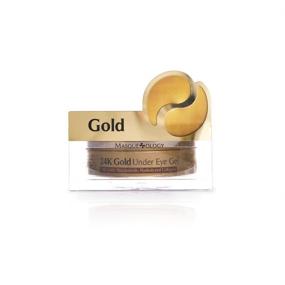 img 3 attached to 🛡️ Masqueology 24k Gold Under Eye Gel: Say Goodbye to Dark Circles with this Depuffing and Brightening Solution (15 Pairs)