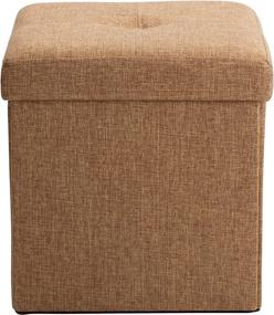 img 2 attached to Simplify F 0636 NATURAL Storage Ottoman Beige