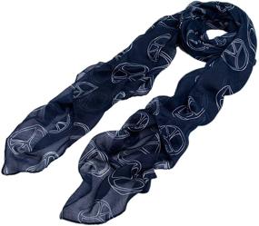 img 1 attached to White Peace Scarf – Premium Trendy Women's Accessories for Scarves & Wraps