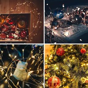 img 1 attached to 🔋 Battery Operated Fairy Lights - createreedo Multi-Colored 16.5 FT 50 LED String Lights 1 Pack, Christmas Lights for Bedroom, Party, Holiday, DIY Decor, etc.