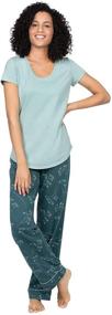 img 4 attached to 👚 Optimized Short Sleeve PajamaGram Pajamas for Women
