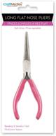 🔧 craft medley 204557 bt110: long flat nose pliers with soft grip handle for beading & jewelry - multicraft imports logo