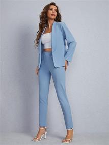 img 2 attached to 👚 Chic and Versatile: SheIn Women's Blazer Pocket Outfits for Effortlessly Stylish Women's Clothing