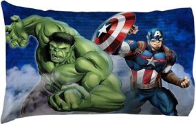 img 2 attached to 🔵 Blue Circle Marvel Avengers 4Piece Full Sheet Set