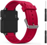 качественный силиконовый ремешок с металлической застежкой для garmin vivoactive - увеличьте свою физическую активность с ремнями bossblue логотип