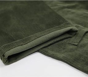 img 2 attached to Women's Green Corduroy Overalls with Adjustable Straps - Yeokou - for Jumpsuits, Rompers & Overalls, Clothing