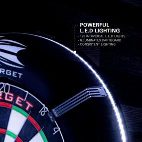 img 2 attached to Black LED Target Darts Corona Vision Dartboard Lighting System for All Boards