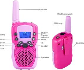 img 2 attached to 📞 Handheld Flashlight with Rechargeable Walkie Talkie Functionality