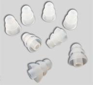 xcessor triple flange conical replacement silicone earbuds 4 pairs (set of 8 pieces) logo