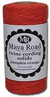 🎃 crafting twine cording - pumpkin orange, maya road tc2523 logo