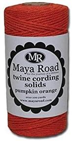 img 4 attached to 🎃 Crafting Twine Cording - Pumpkin Orange, Maya Road TC2523