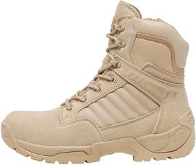 img 2 attached to NORTIV Military Tactical Leather Motorcycle Men's Shoes and Work & Safety