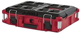 img 2 attached to Milwaukee Electric Tool 48-22-8424 Pack out Tool Box - Red, 22-Inch: Efficient Organization and Security