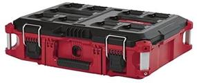 img 4 attached to Milwaukee Electric Tool 48-22-8424 Pack out Tool Box - Red, 22-Inch: Efficient Organization and Security