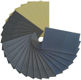 img 4 attached to 📦 Dura-Gold Premium Wet or Dry Ultra Fine Variety Pack - Professional Cut Sandpaper Sheets 5-1/2" x 9" - (800, 1000, 1500, 2000, 3000) Grit - Automotive Woodworking - Box of 25 Sanding Finishing Sheets