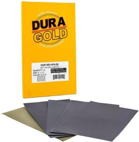 img 3 attached to 📦 Dura-Gold Premium Wet or Dry Ultra Fine Variety Pack - Professional Cut Sandpaper Sheets 5-1/2" x 9" - (800, 1000, 1500, 2000, 3000) Grit - Automotive Woodworking - Box of 25 Sanding Finishing Sheets