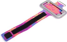 img 2 attached to Chic Buds IPhone 5 Armband With Open Screen Access (Fire Swirl)